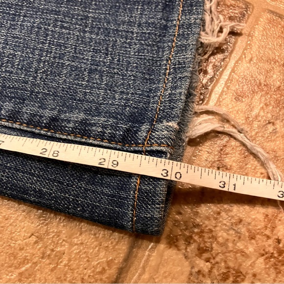 Seven7 Jeans Womens 6 Blue Bootcut Mid Rise Dark Wash Stretch Denim - Picture 12 of 16